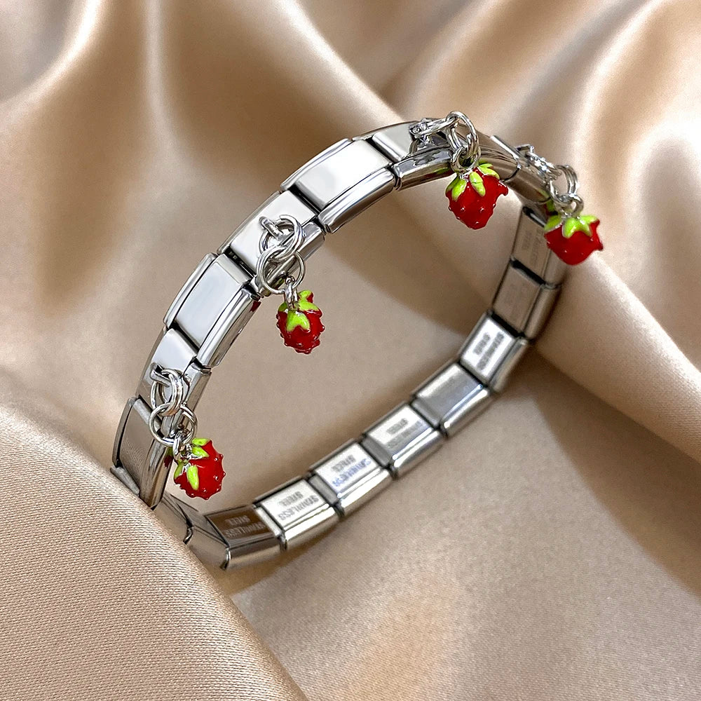 Strawberry Armreifen Gold/ Silber NEU *limitiert*