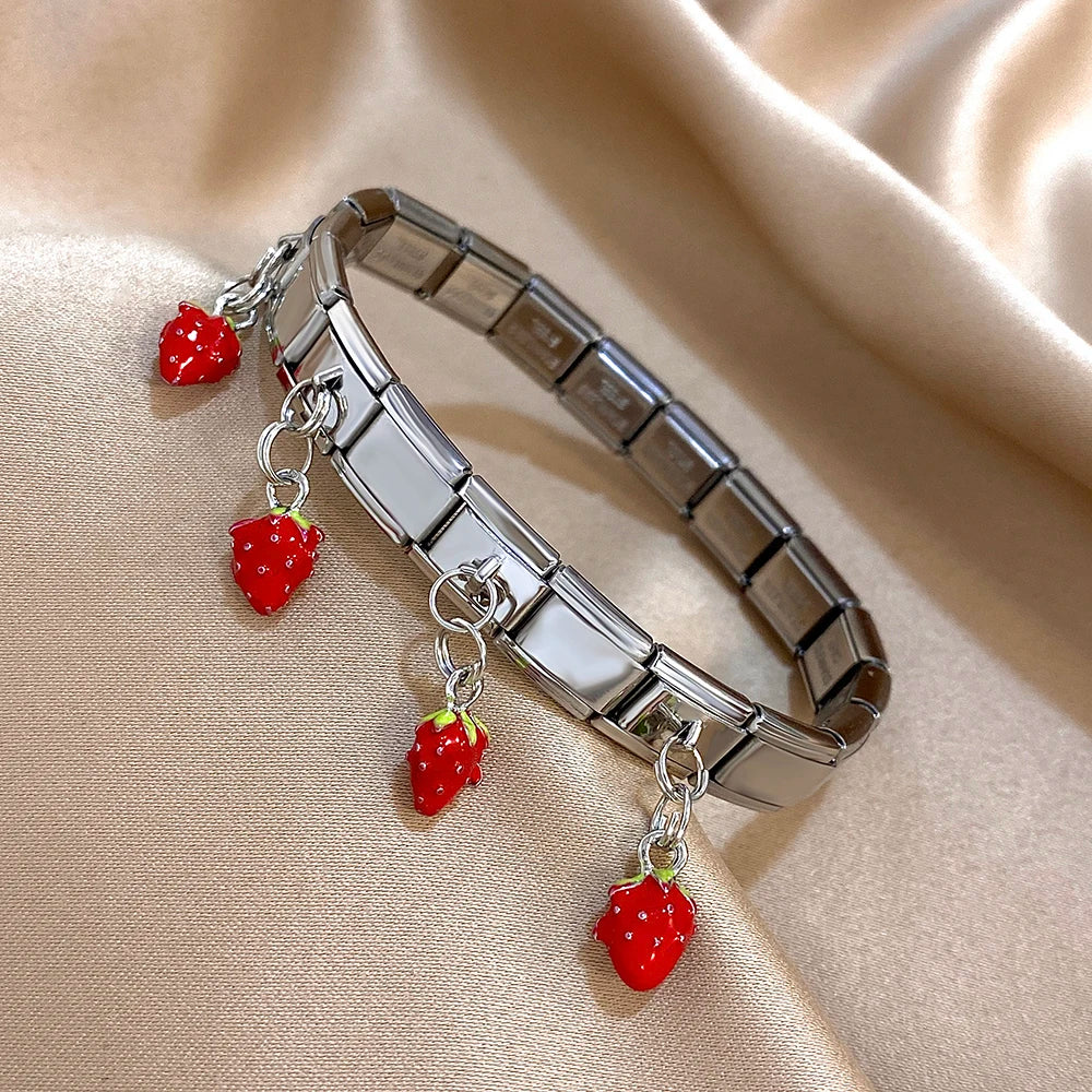 Strawberry Armreifen Gold/ Silber NEU *limitiert*