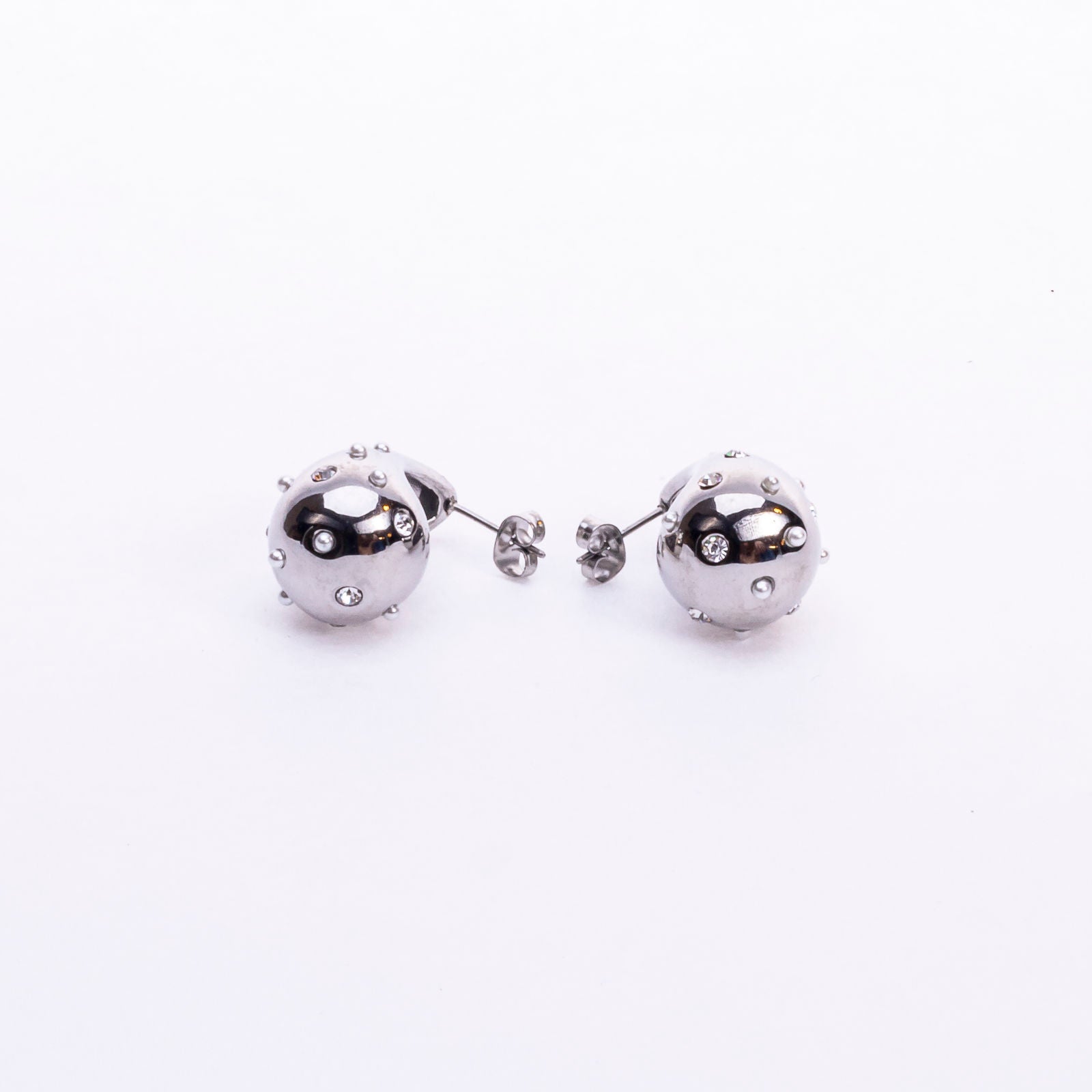 Stellar Ohrstecker Silber/Strass