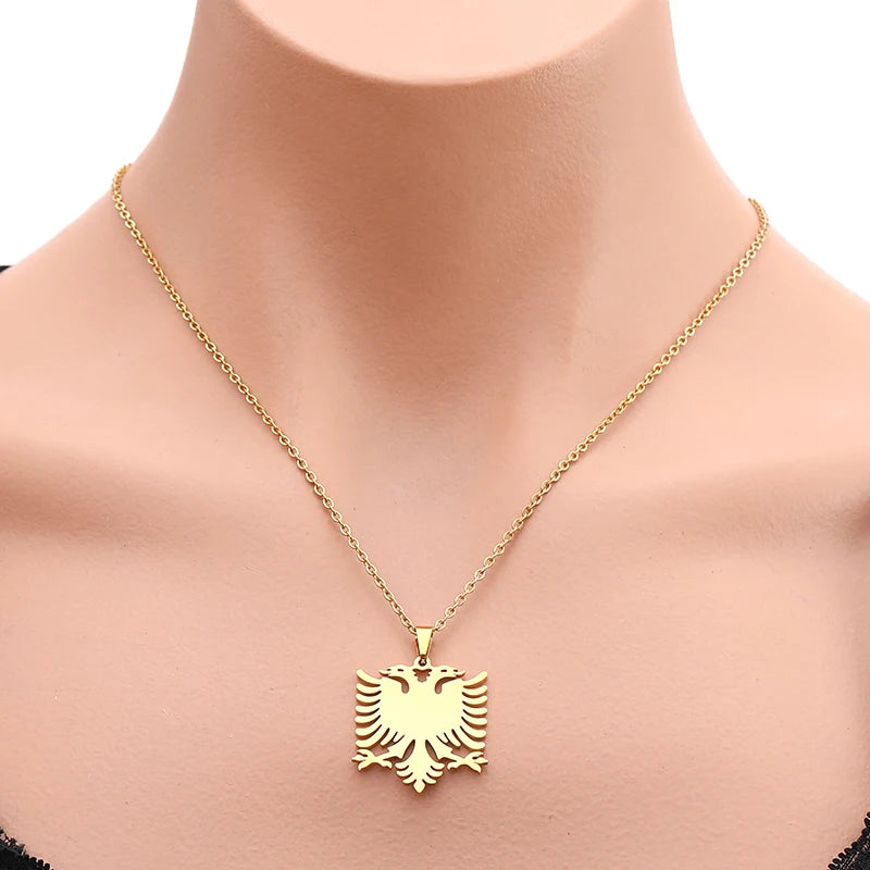 Albania Halskette Gold/ Silber