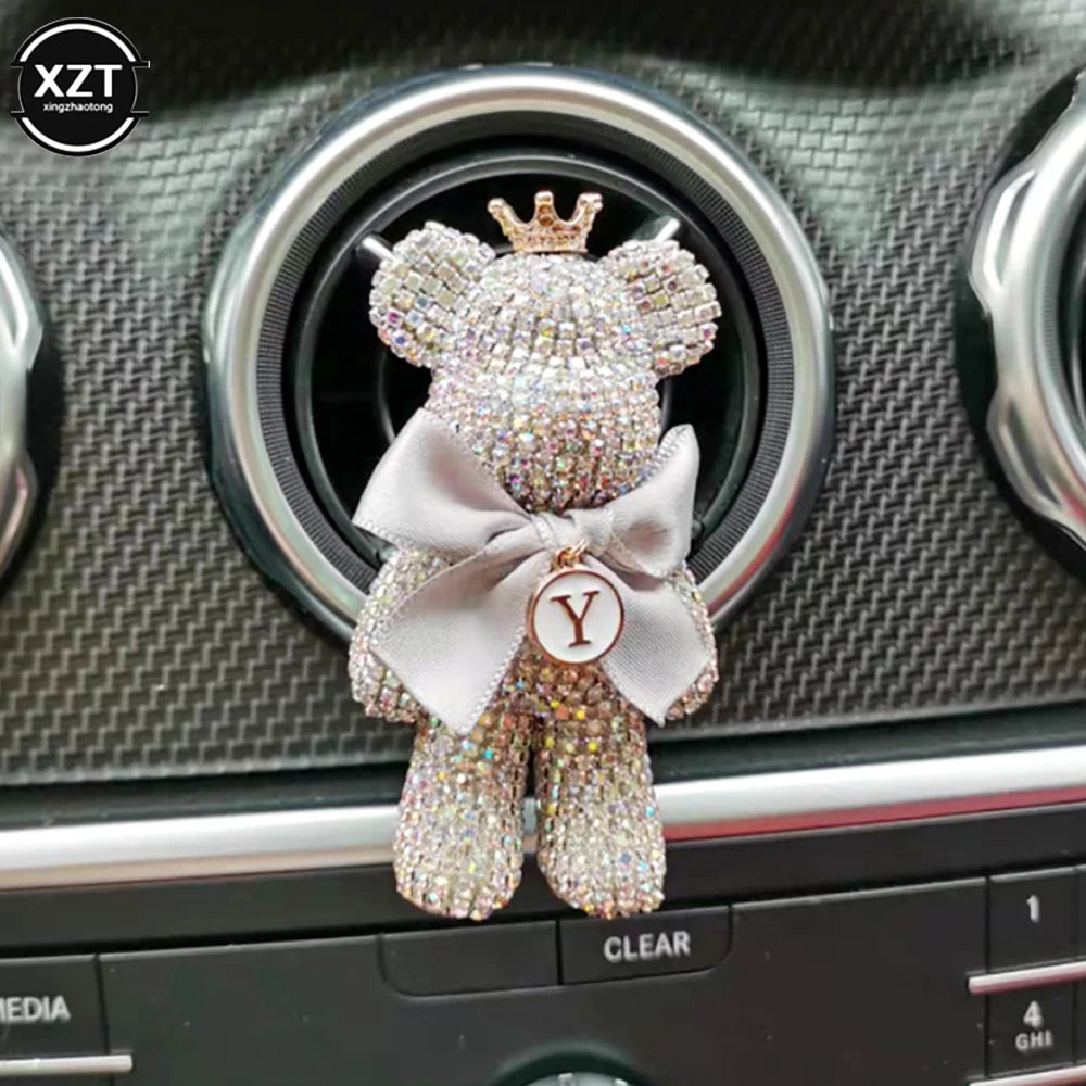 Teddybär Kristall Autoanhänger