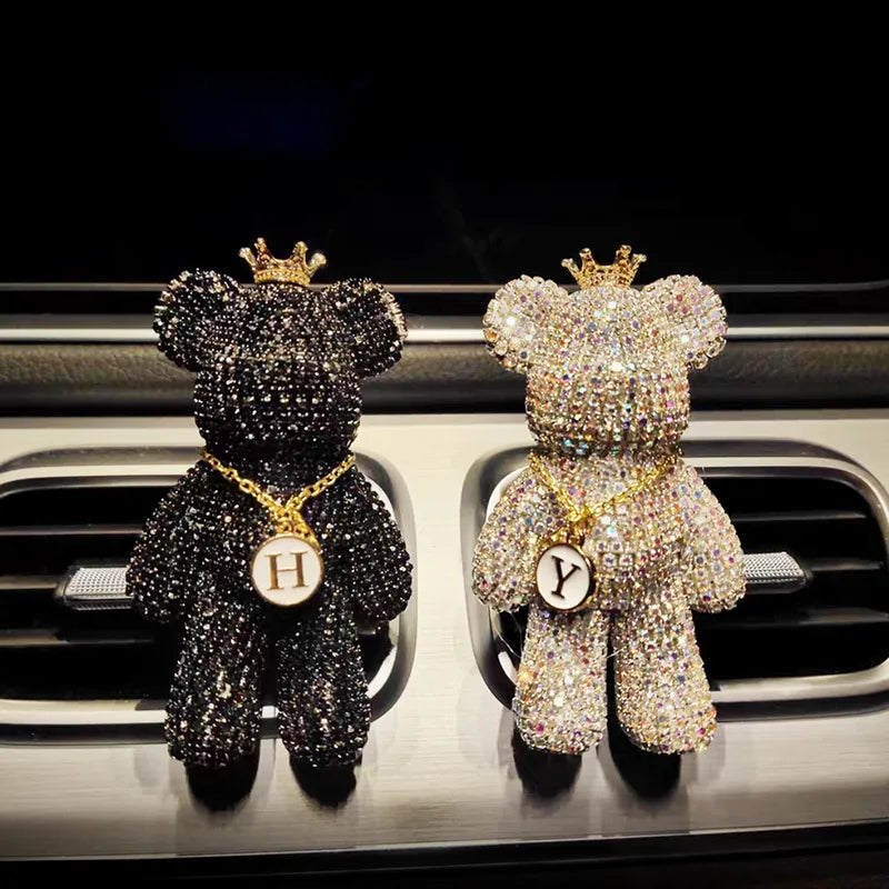 Teddybär Kristall Autoanhänger
